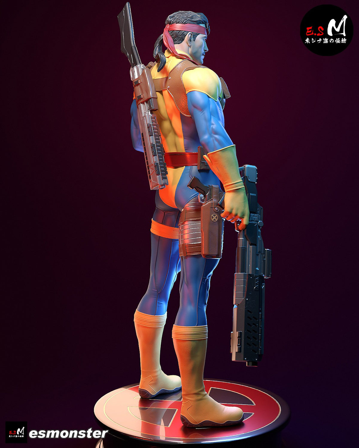 Forge resin figure