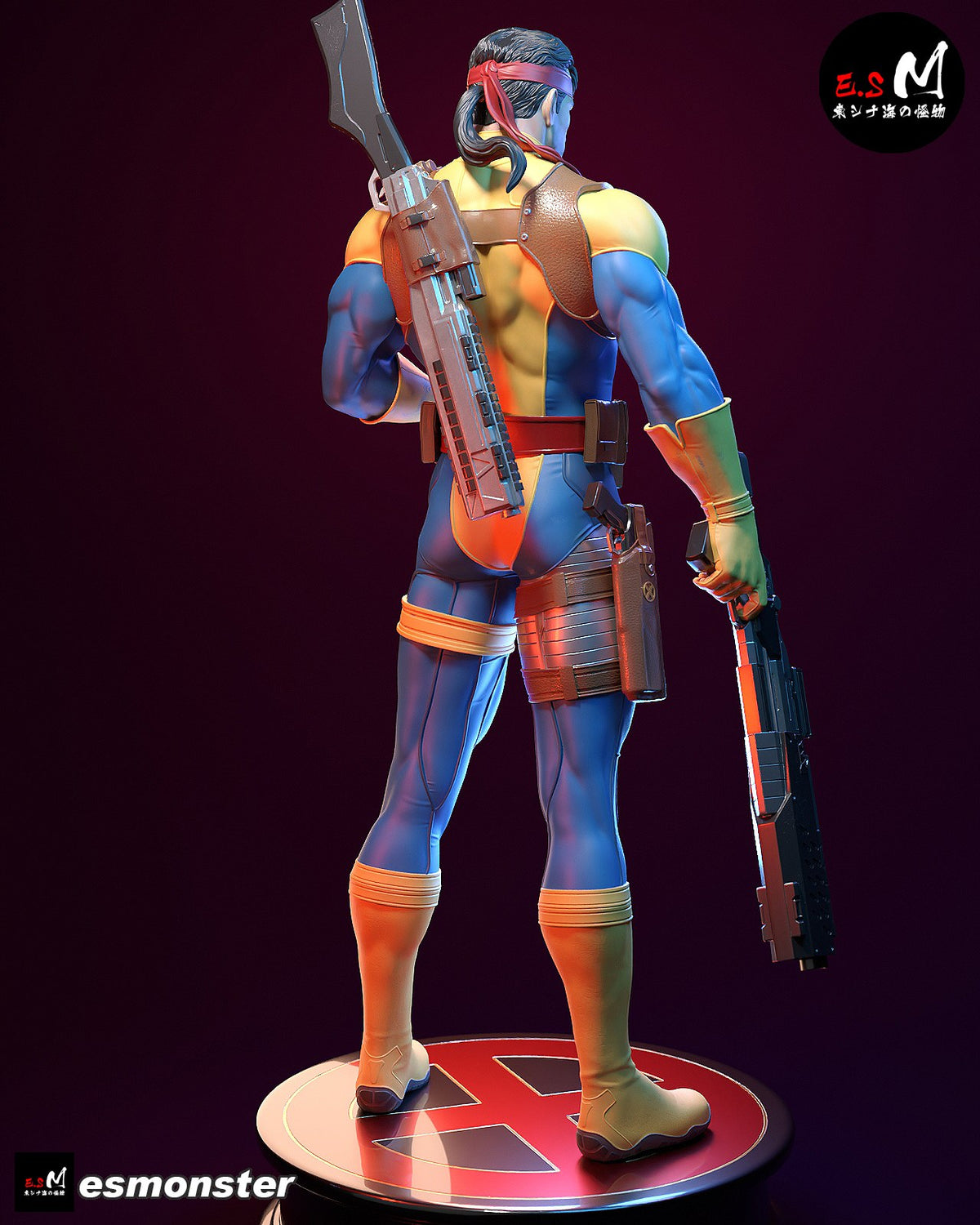 Forge resin figure