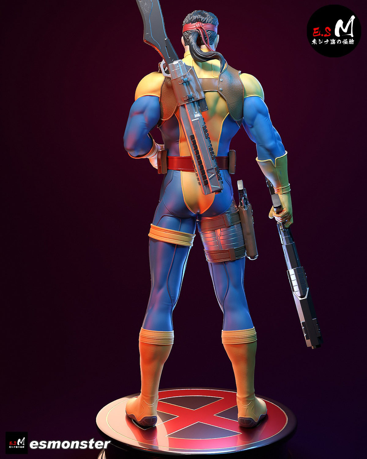 Forge resin figure