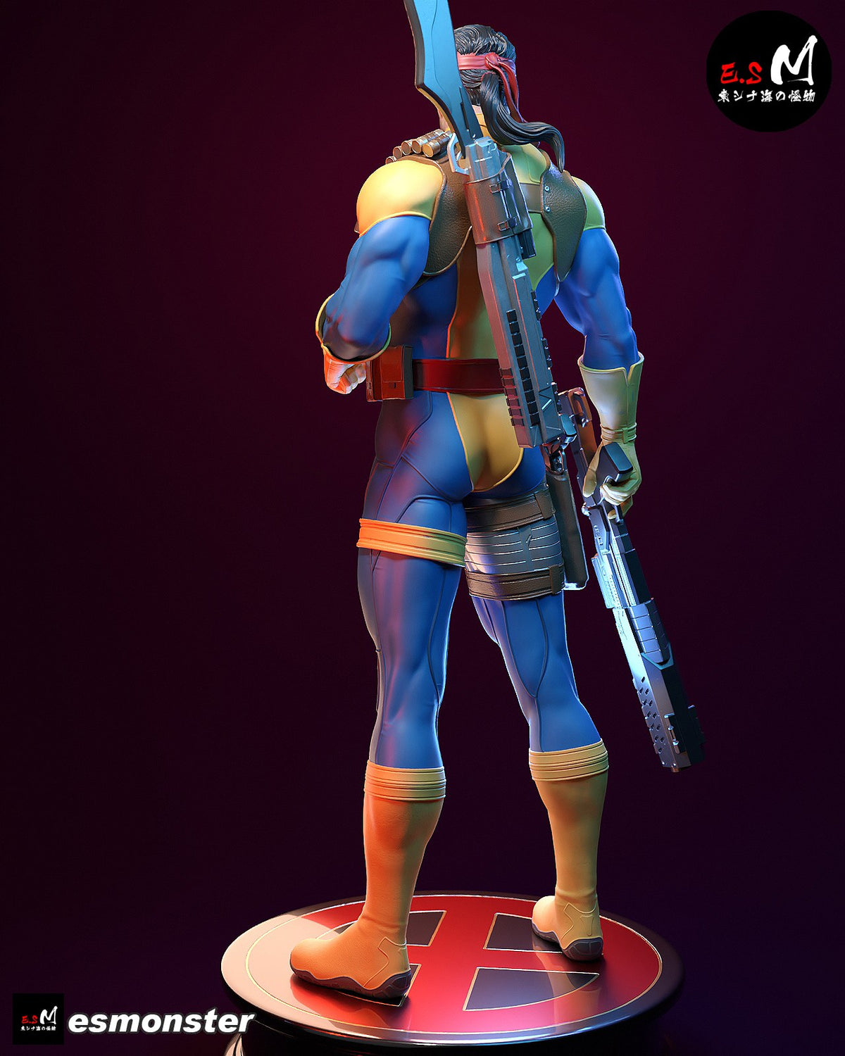 Forge resin figure