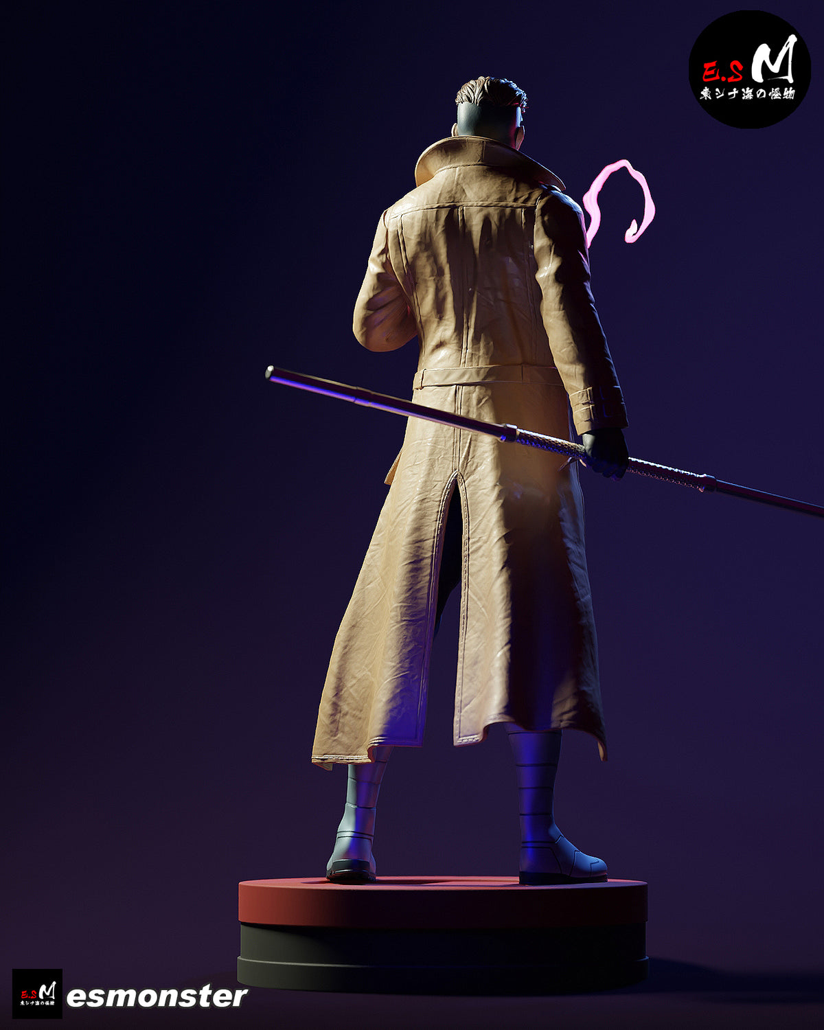 Gambit resin figure