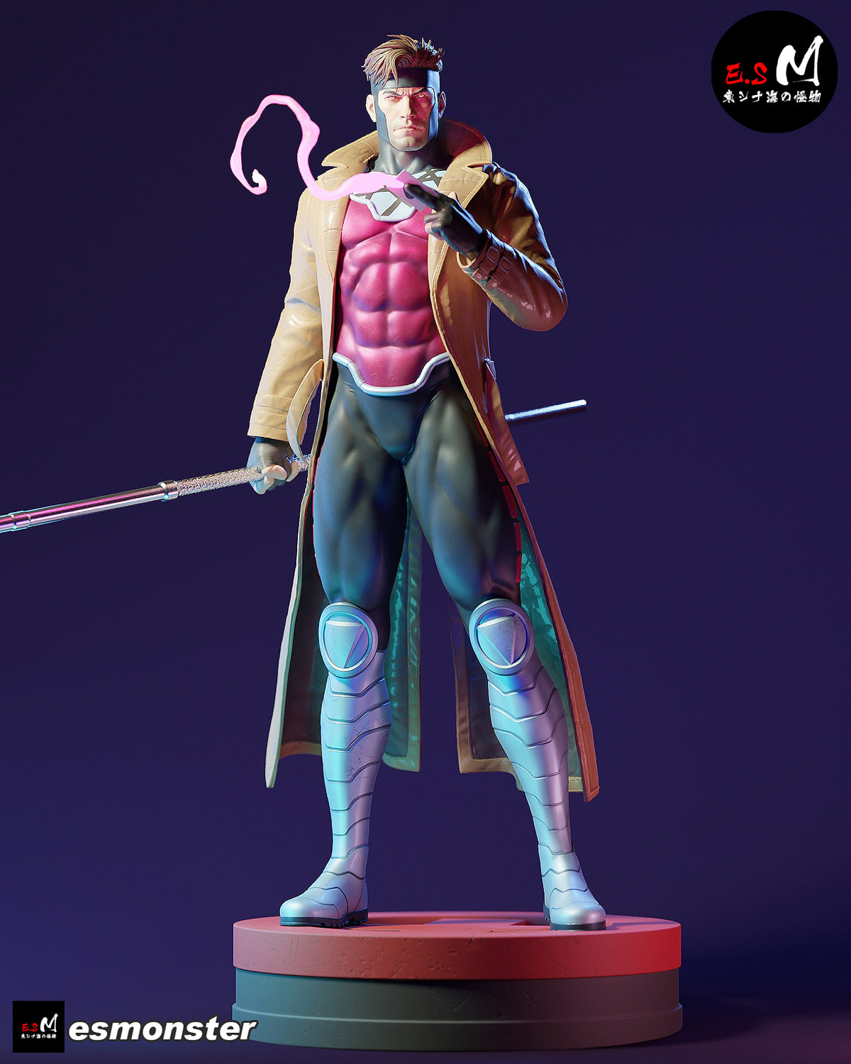 Gambit resin figure