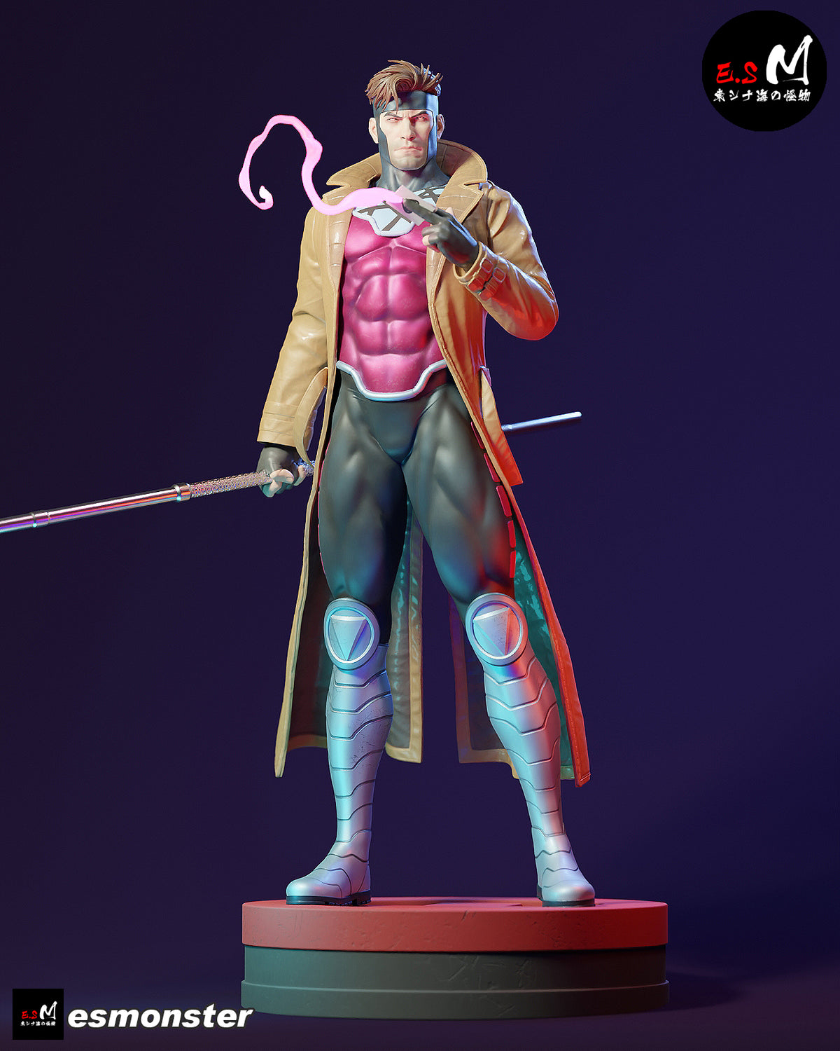 Gambit resin figure