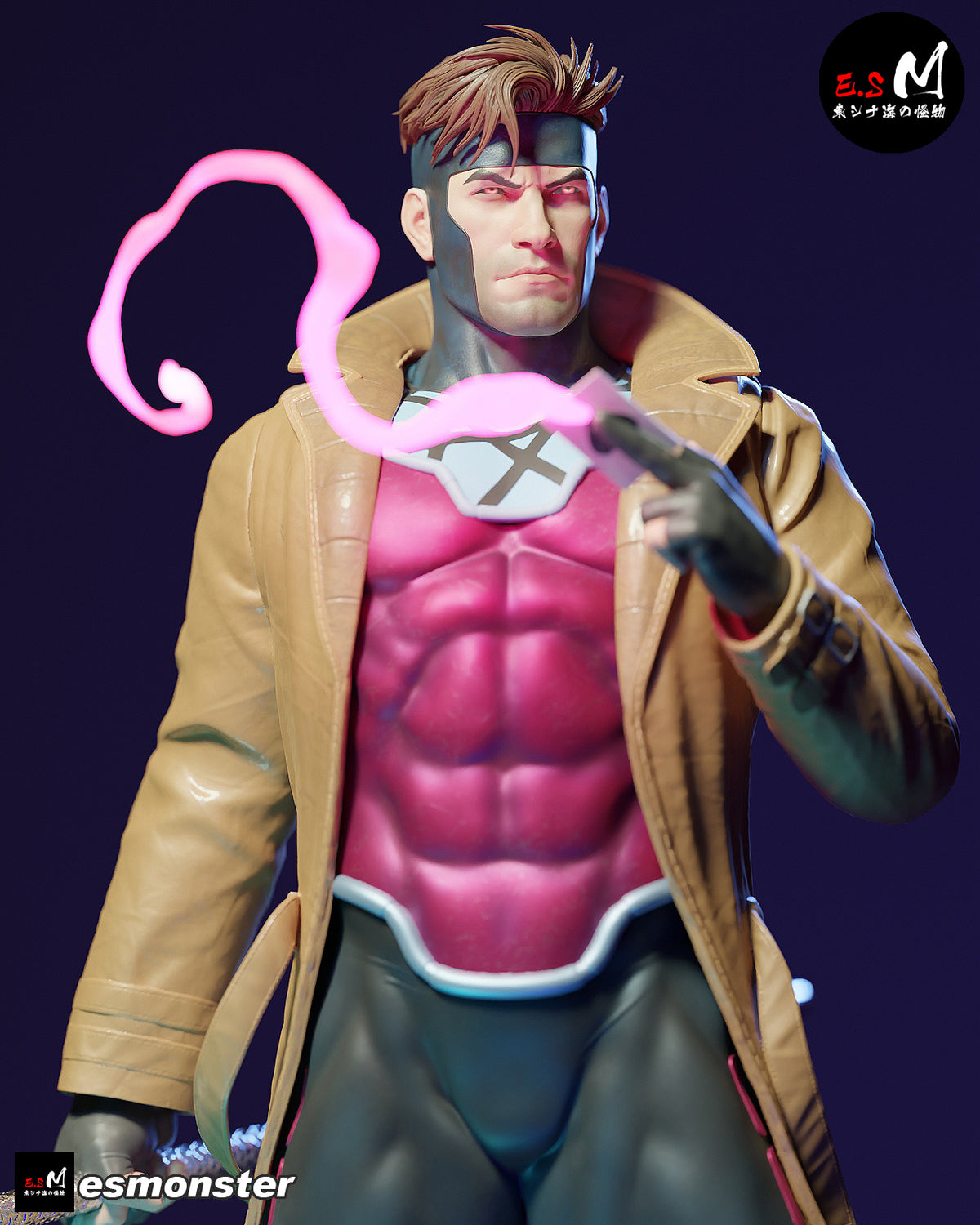 Gambit resin figure