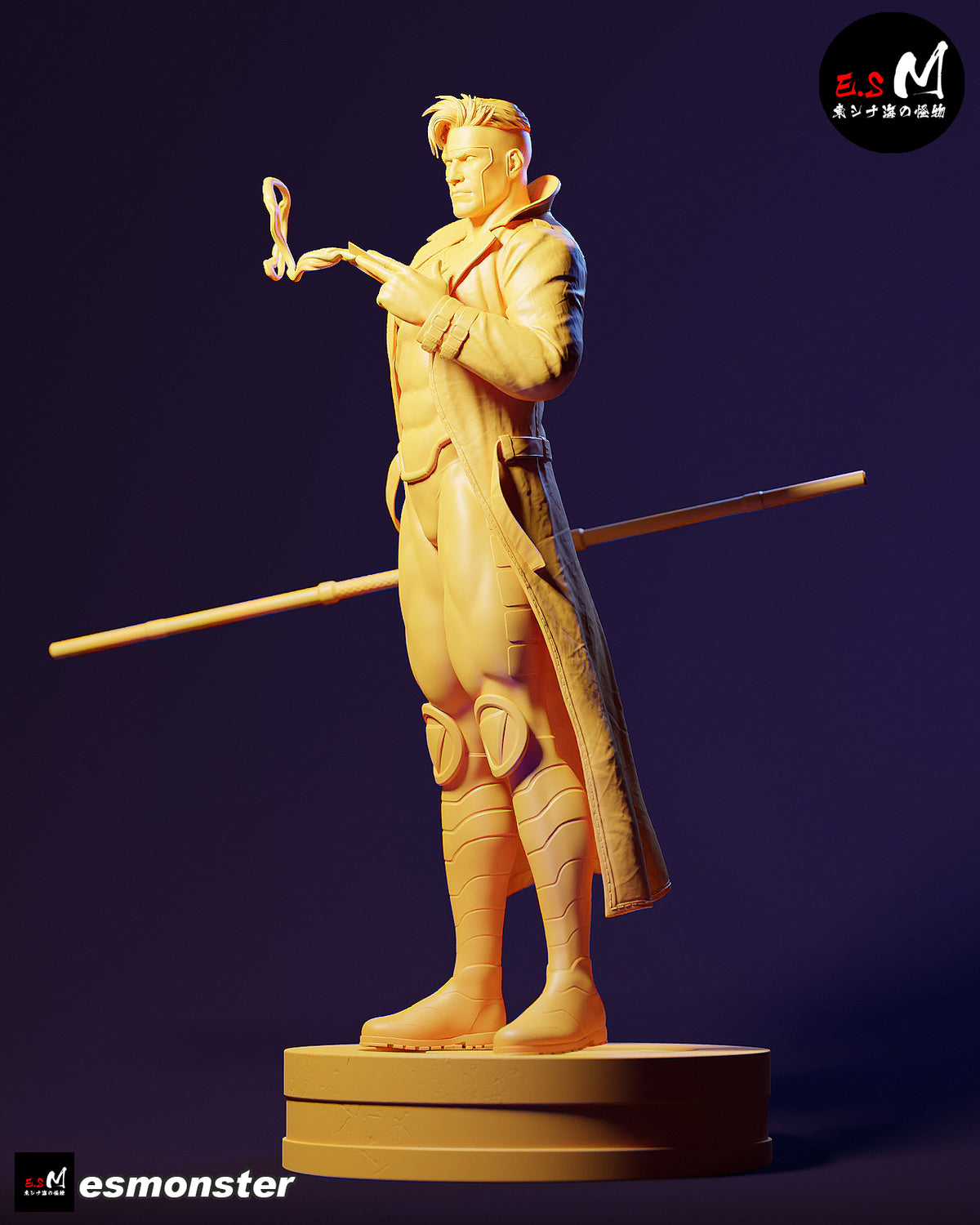 Gambit resin figure