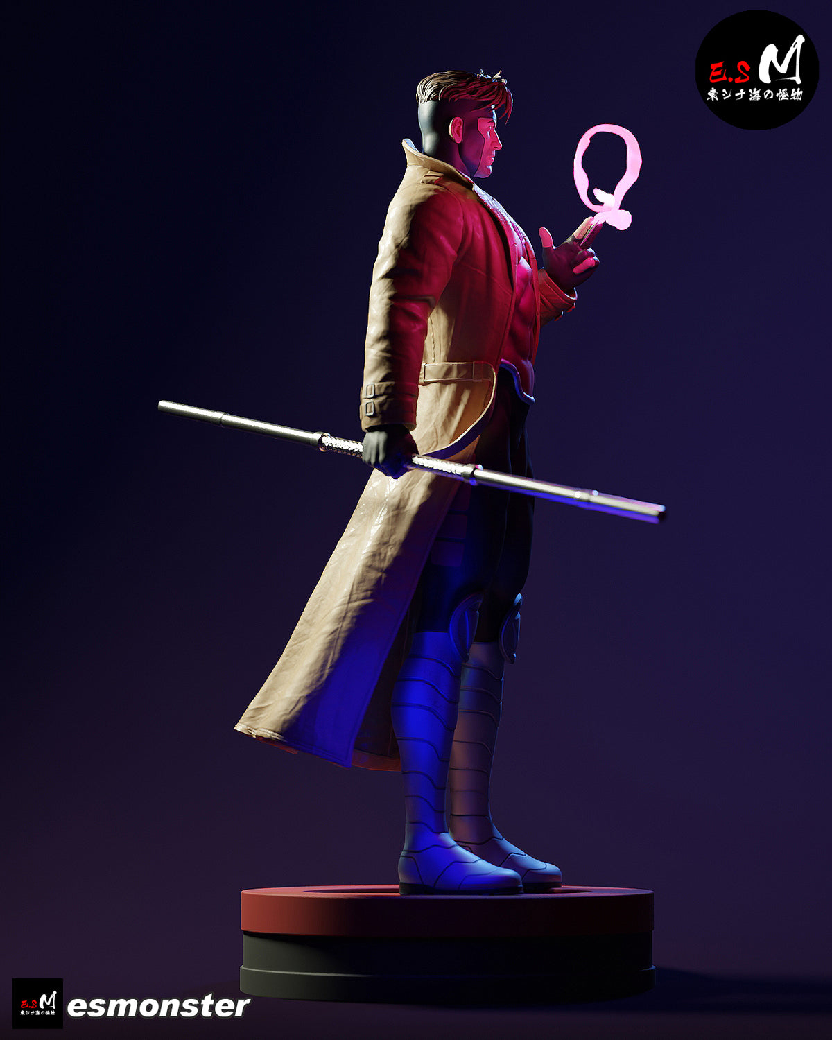 Gambit resin figure