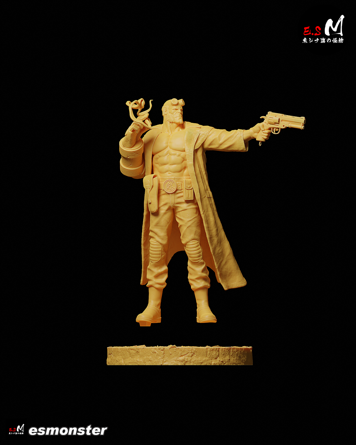 Hellboy resin figure