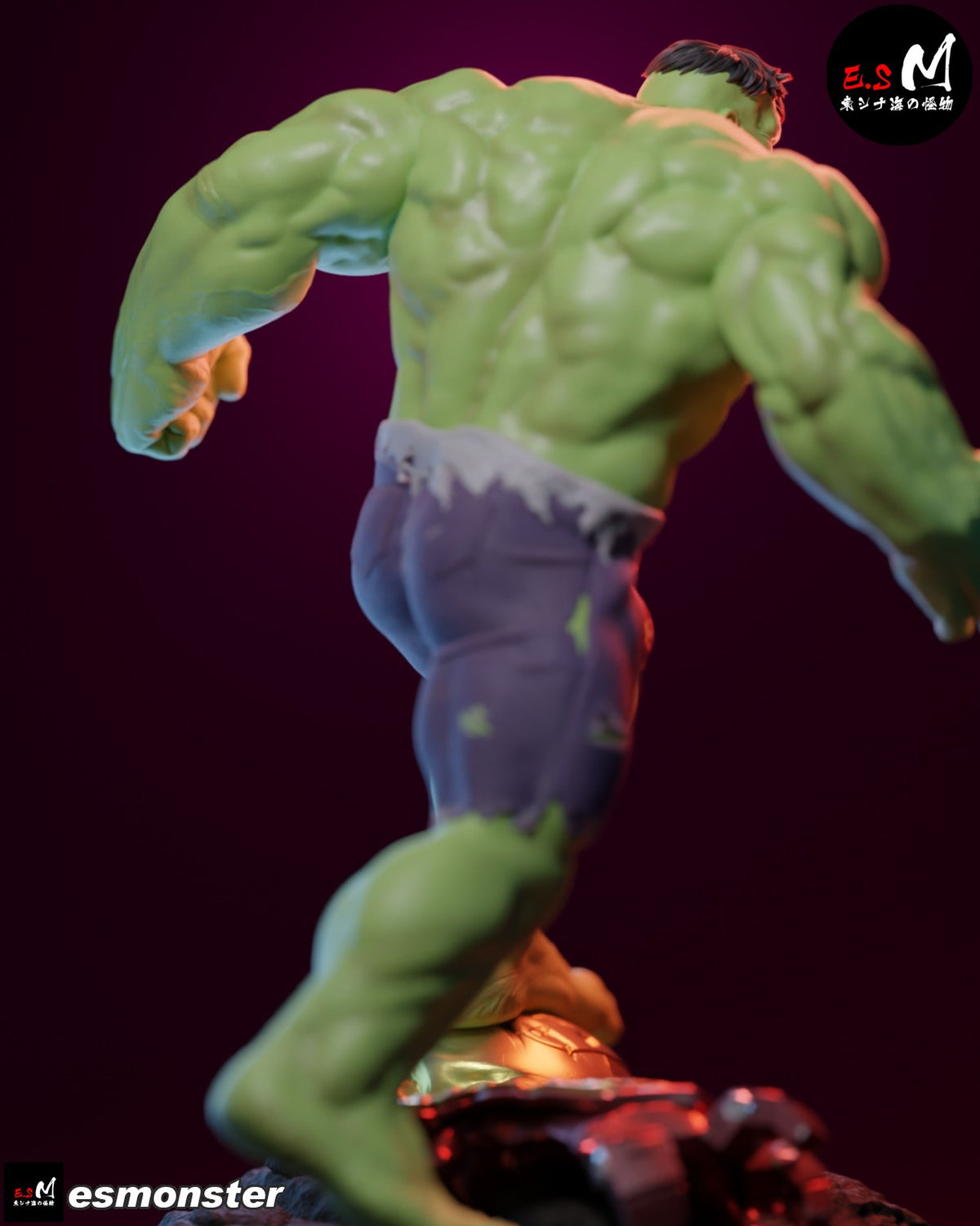 Hulk resin figure