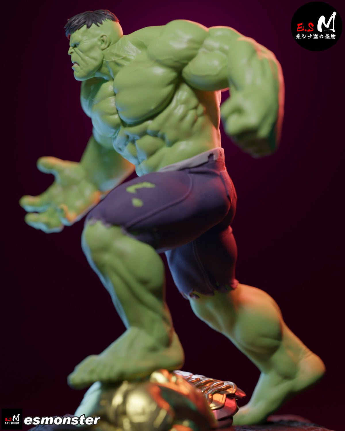 Hulk resin figure
