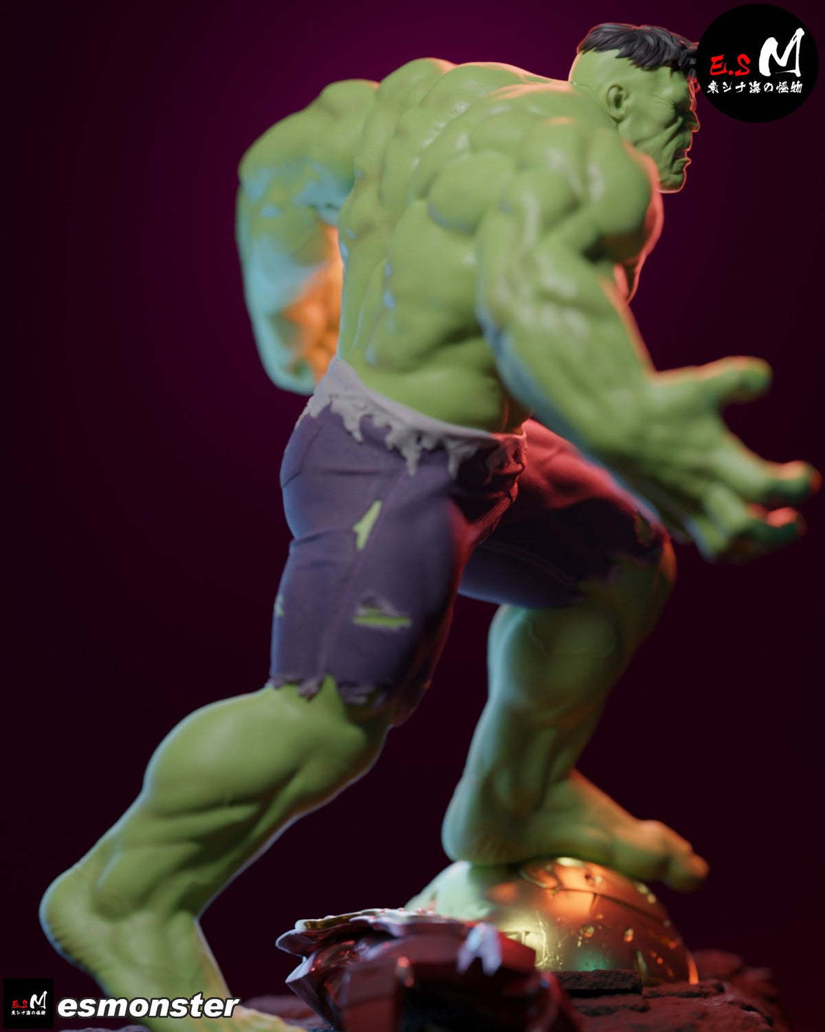 Hulk resin figure