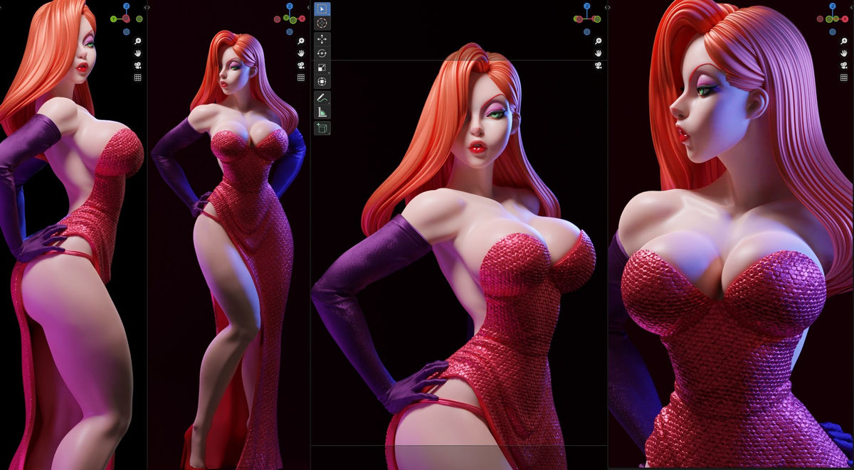 Jessica Rabbit resin figure