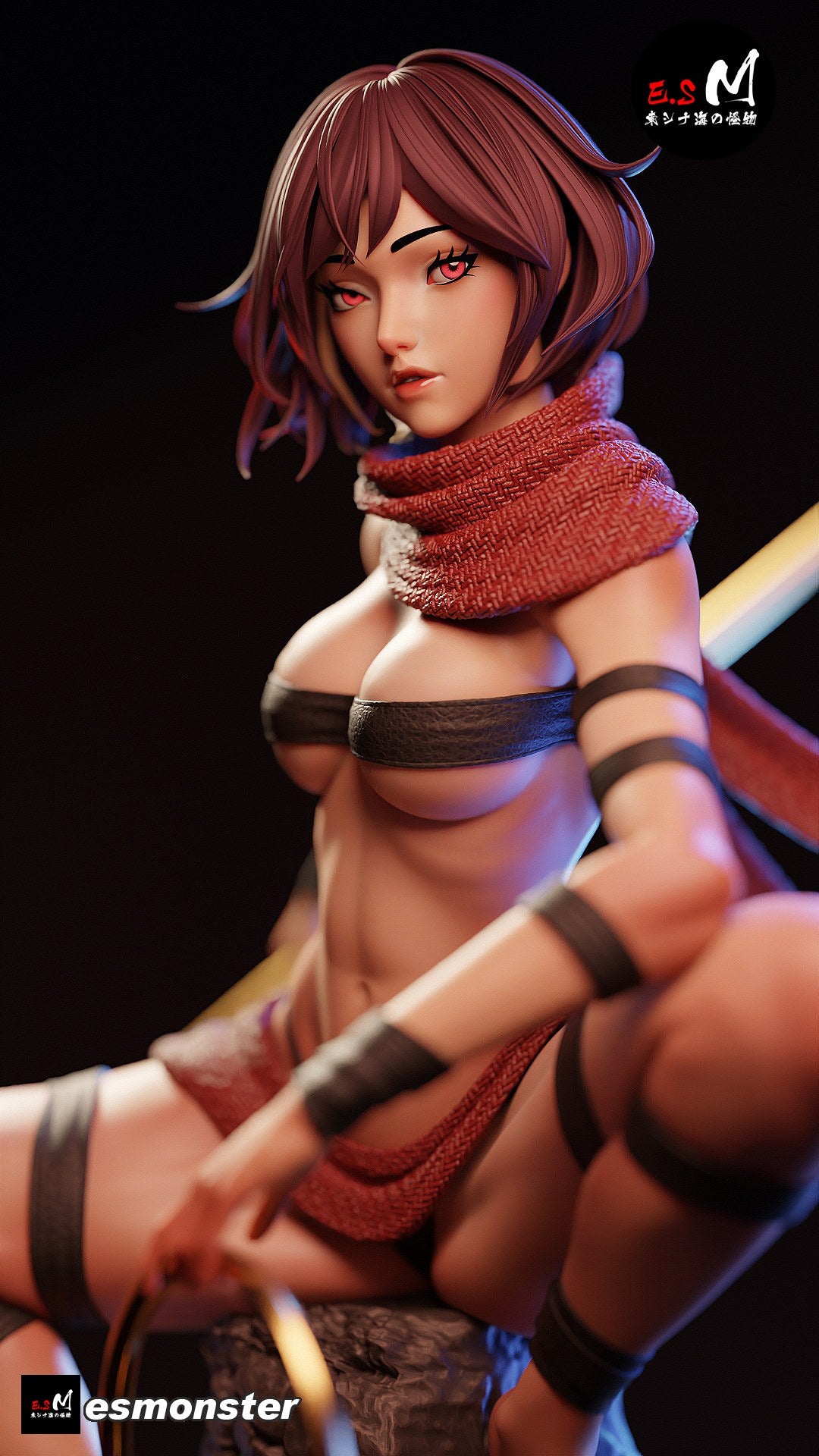 Jin resin figure