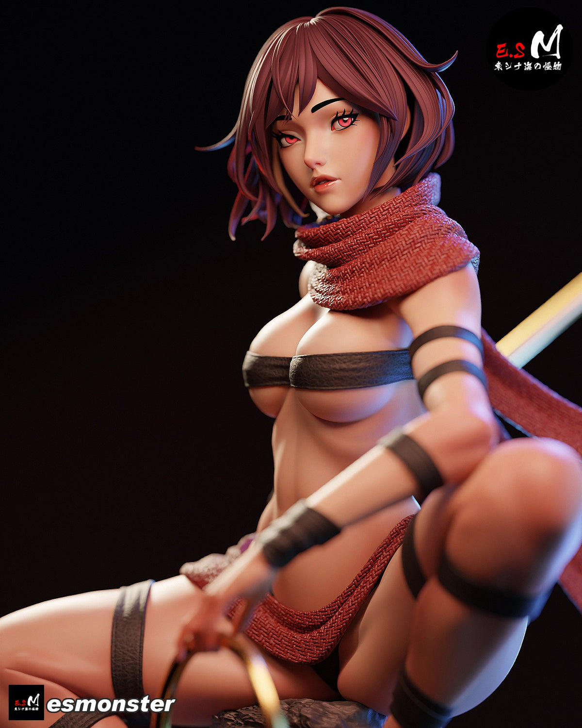 Jin resin figure