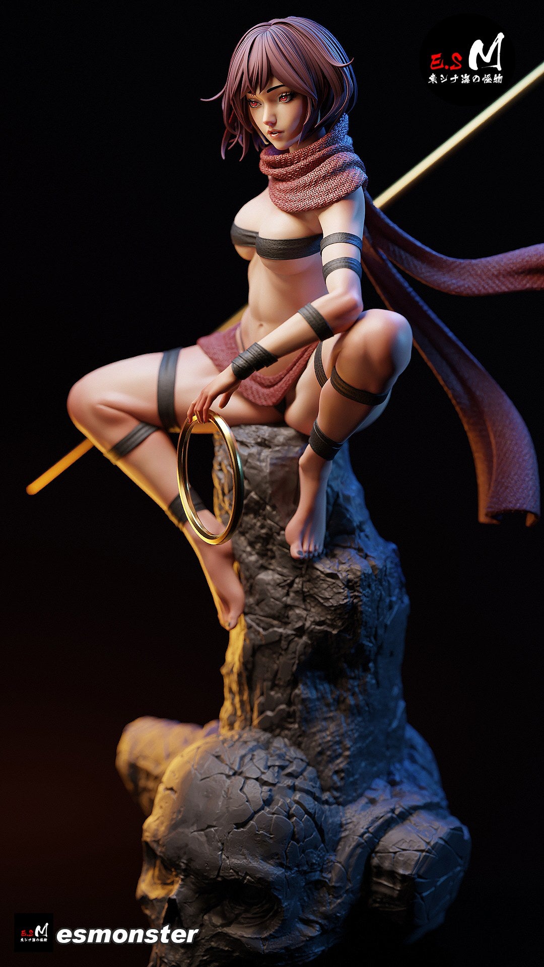 Jin resin figure