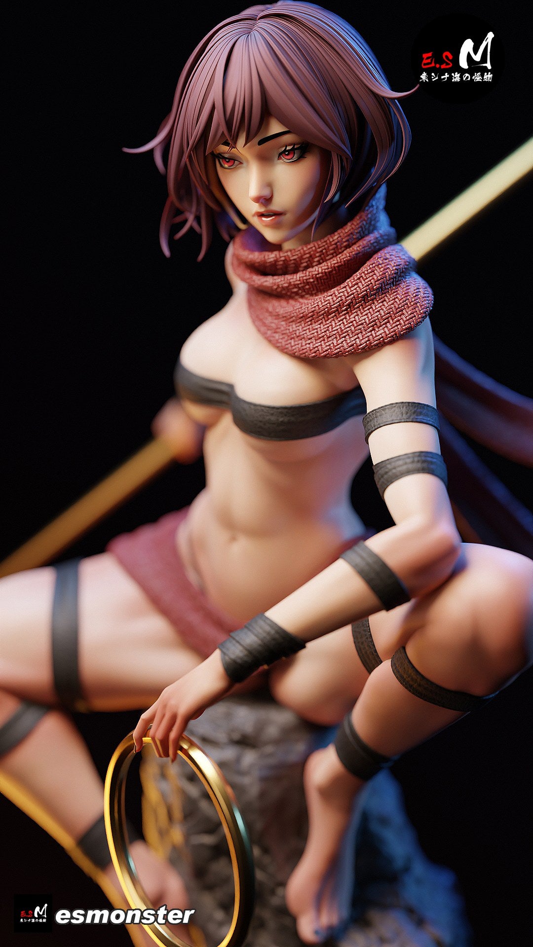 Jin resin figure
