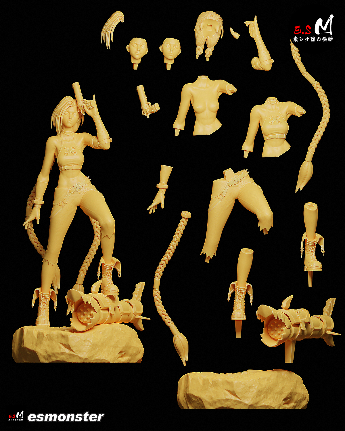 Jinx resin figure