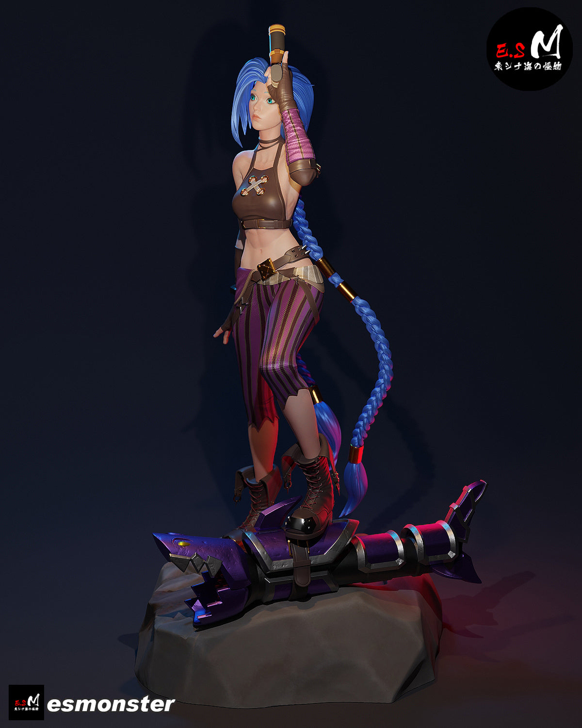 Jinx resin figure