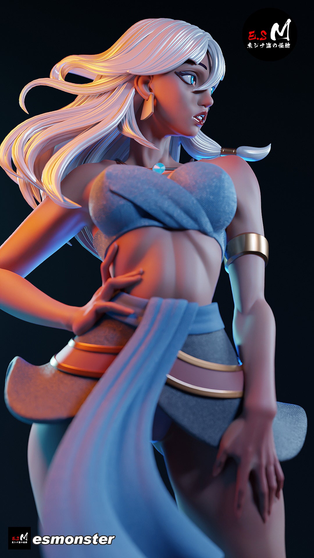 Kida resin figure