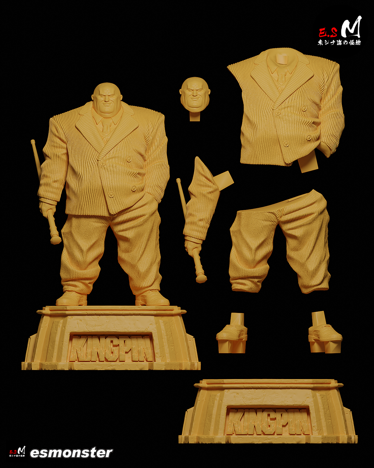 Kingpin resin figure
