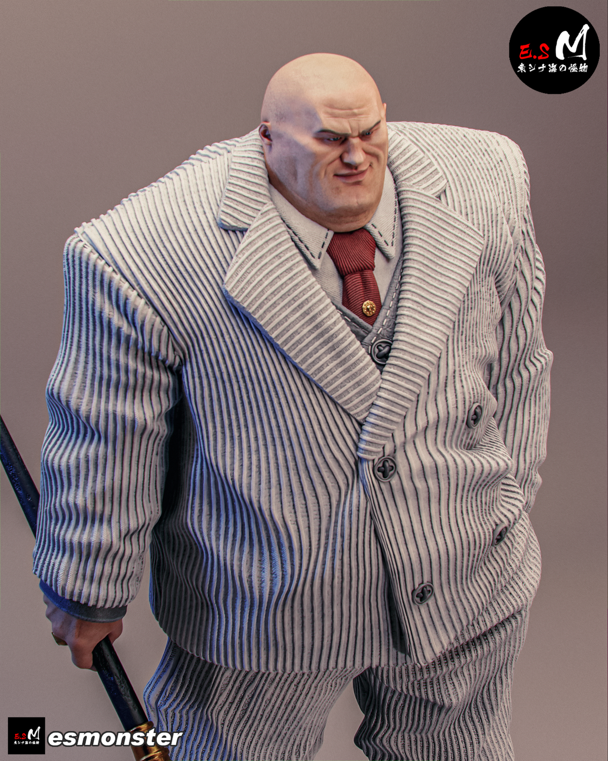 Kingpin resin figure