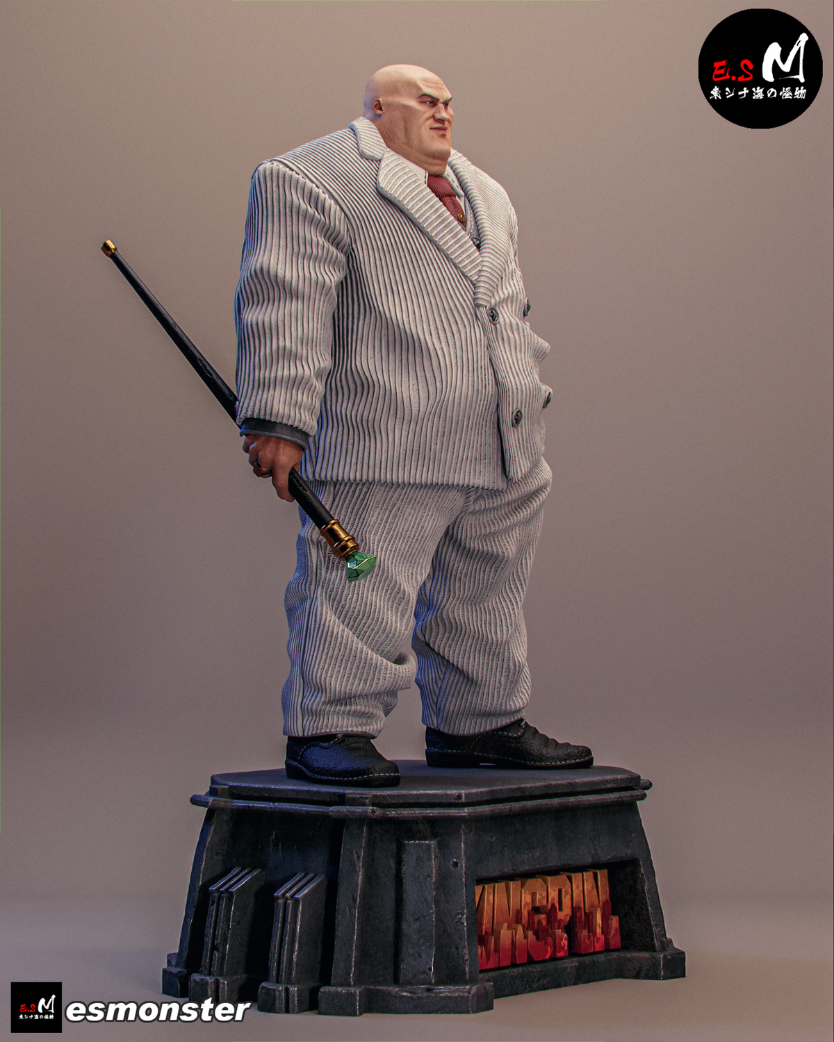 Kingpin resin figure