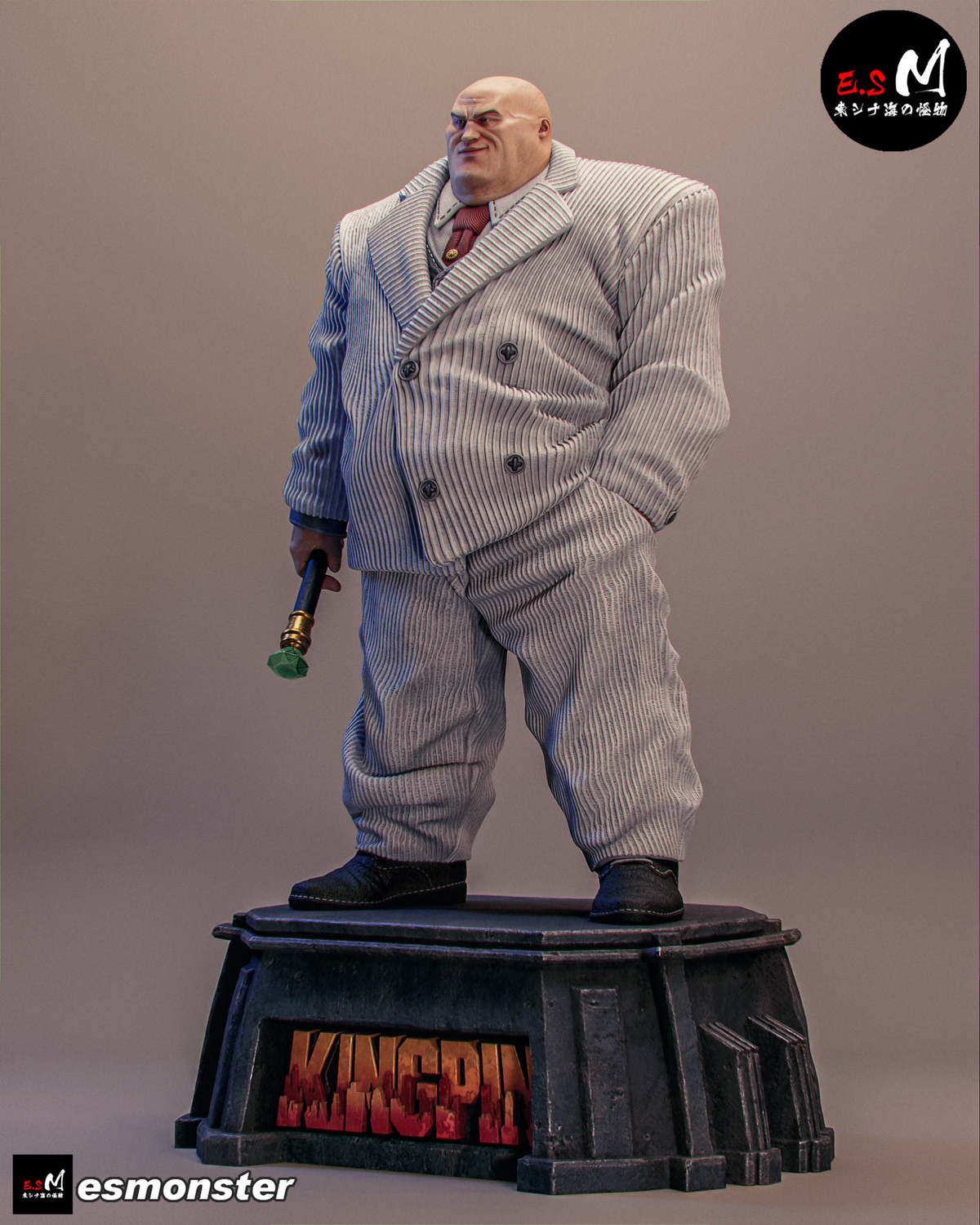 Kingpin resin figure