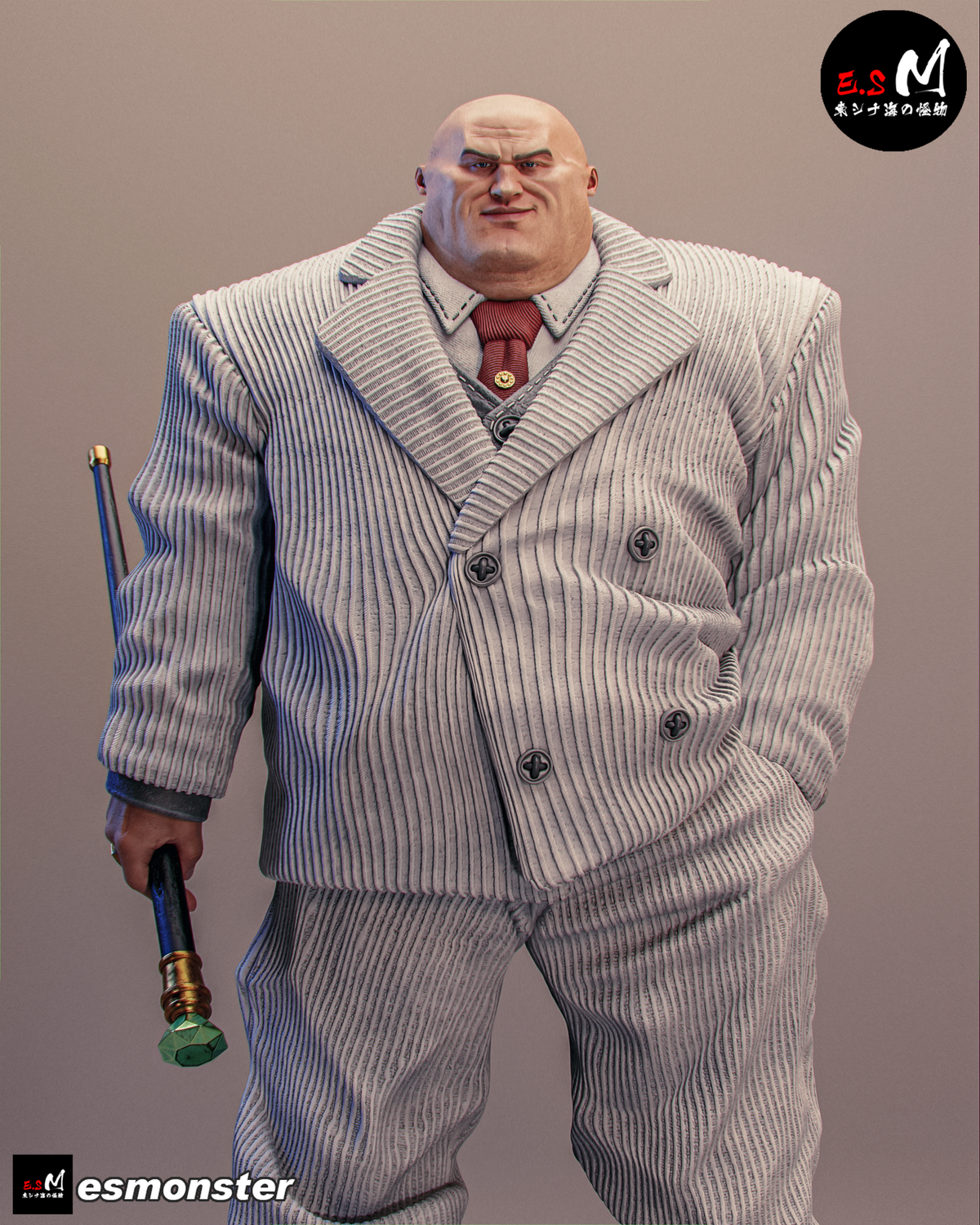 Kingpin resin figure