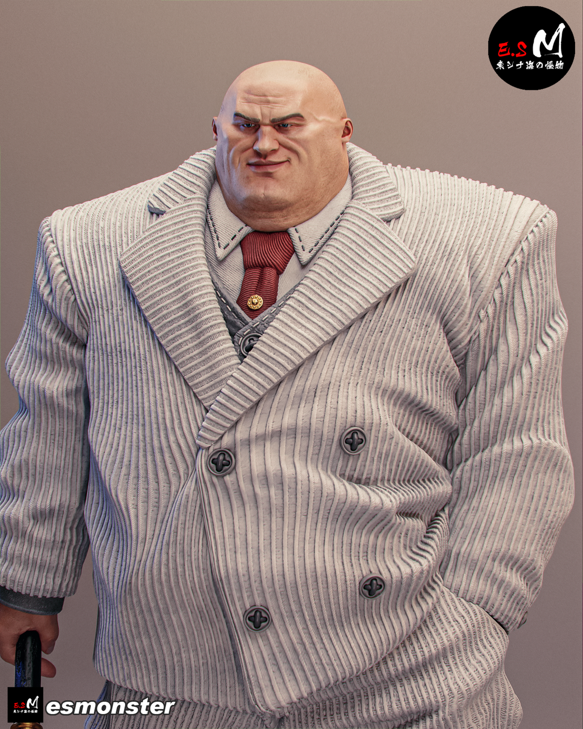 Kingpin resin figure