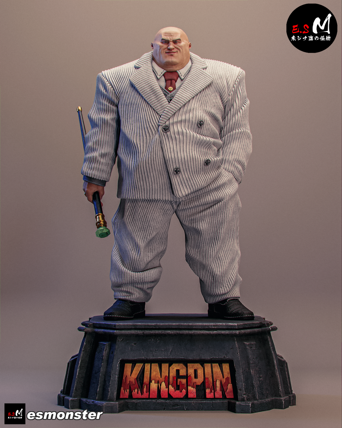 Kingpin resin figure