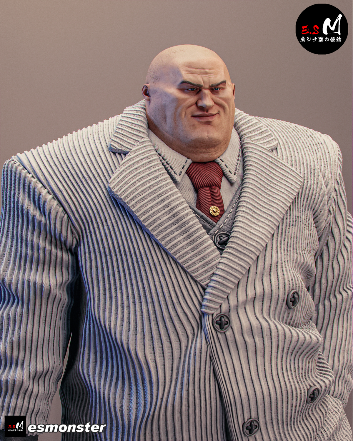 Kingpin resin figure