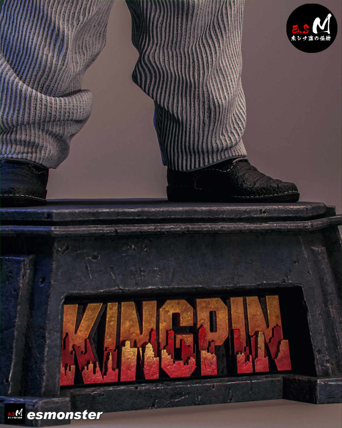 Kingpin resin figure