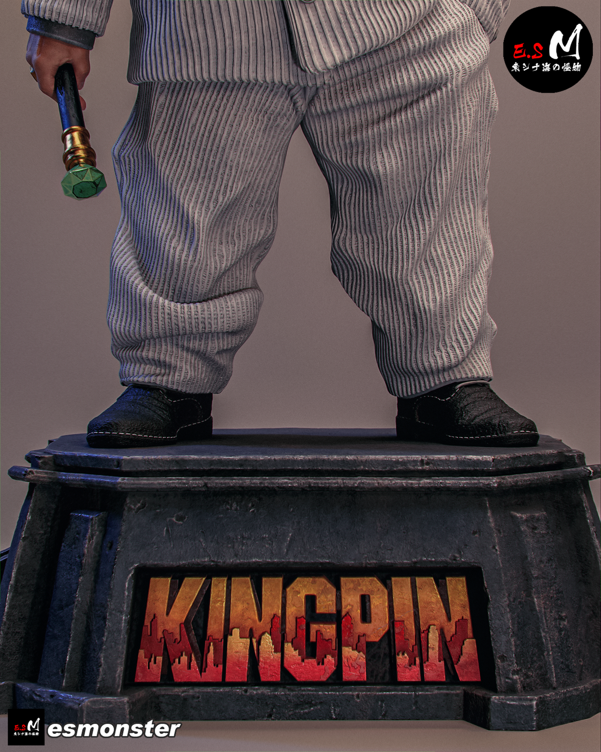 Kingpin resin figure