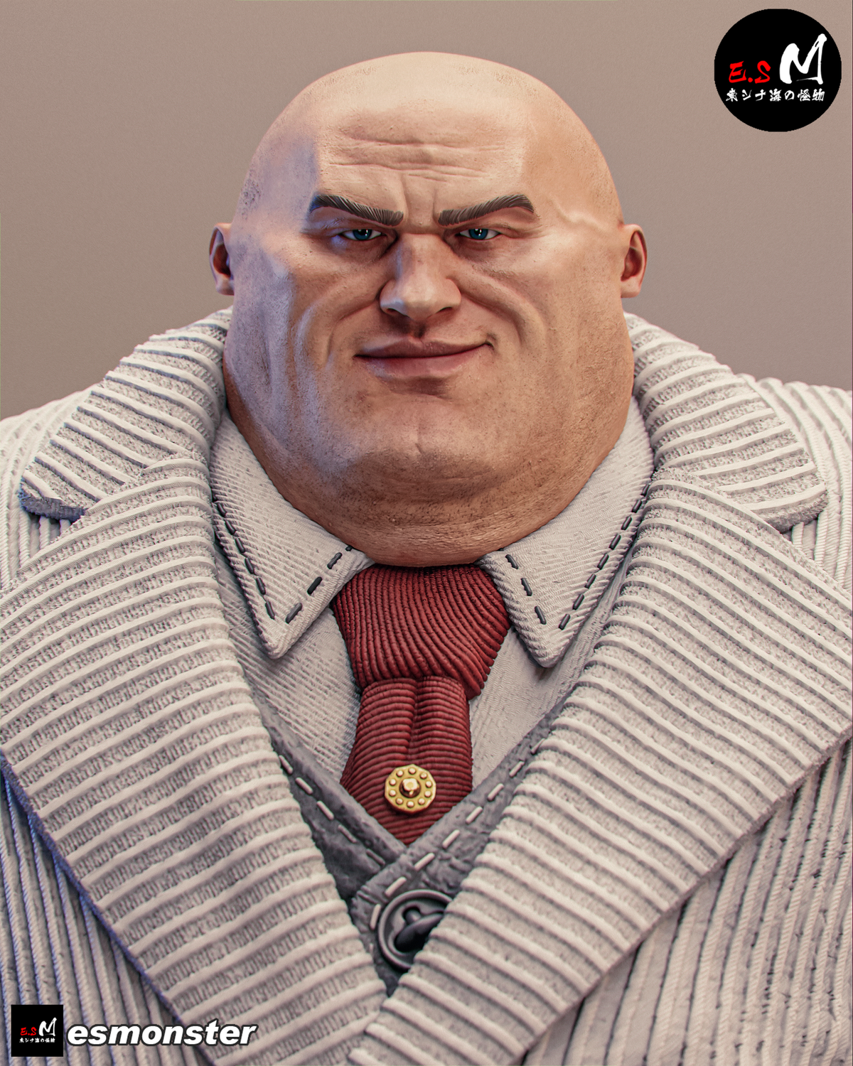 Kingpin resin figure