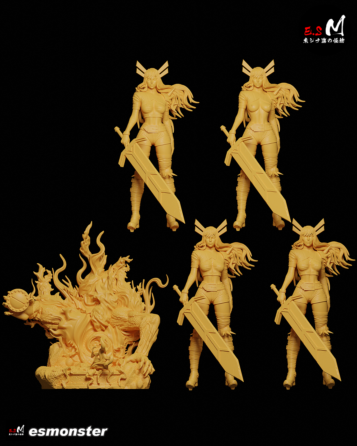Magik resin figure