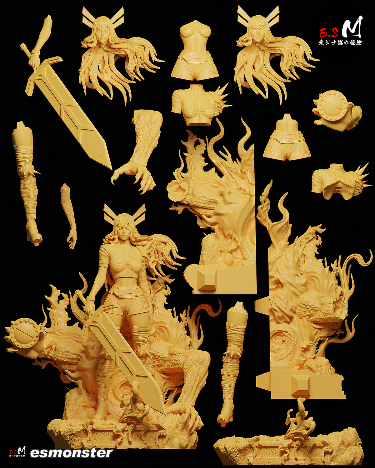 Magik resin figure