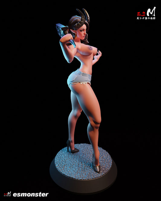 Malevola resin figure