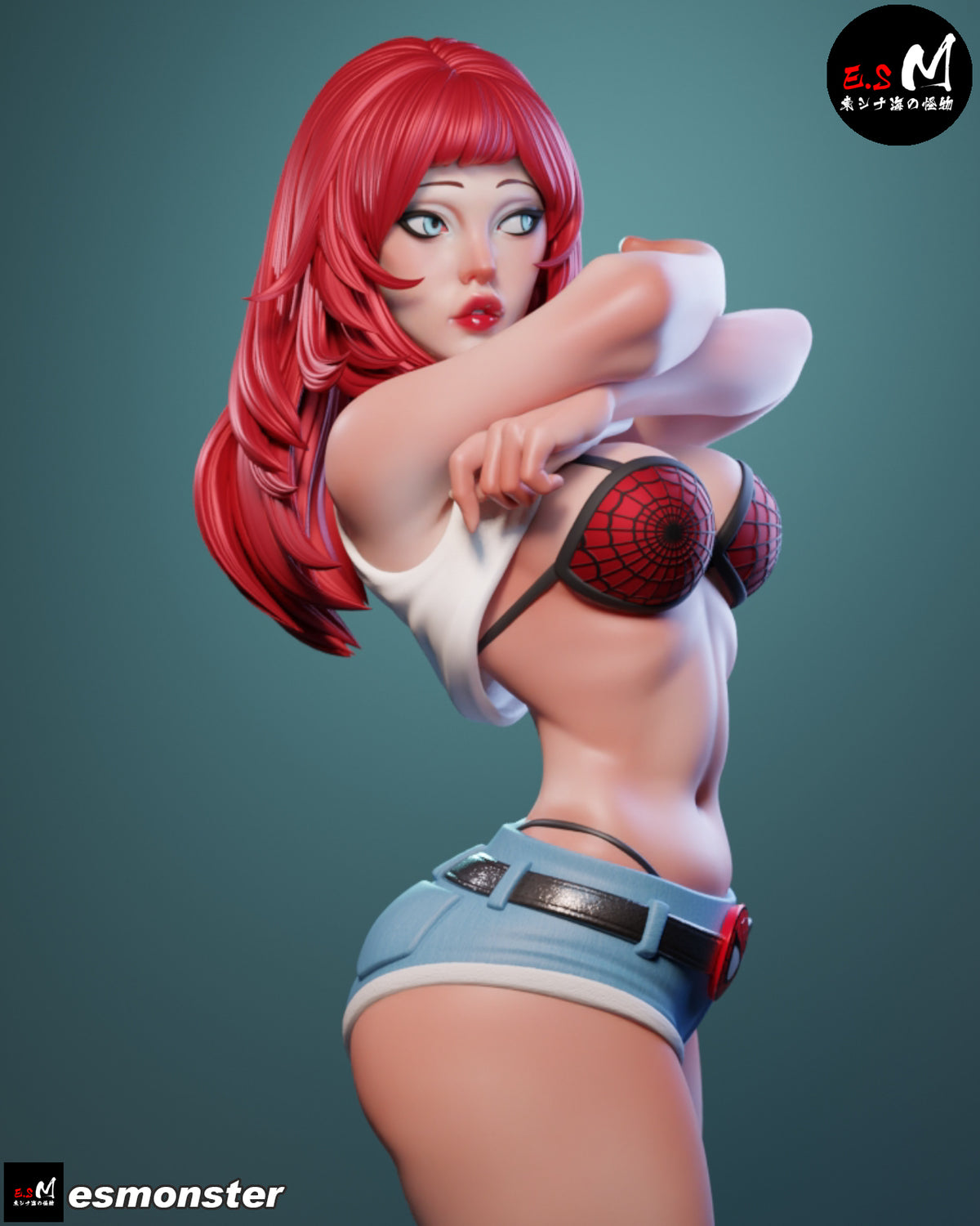 Mary Jane Bust resin figure