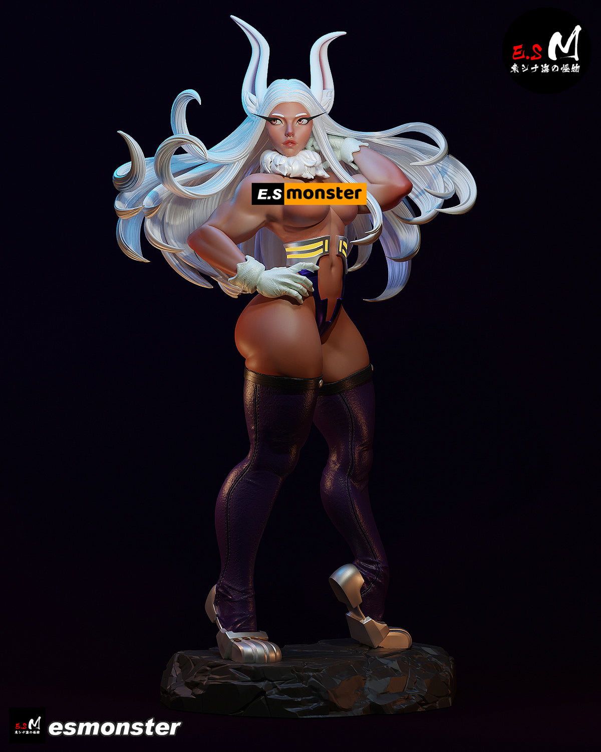 Mirko Skateboard Costume resin figure