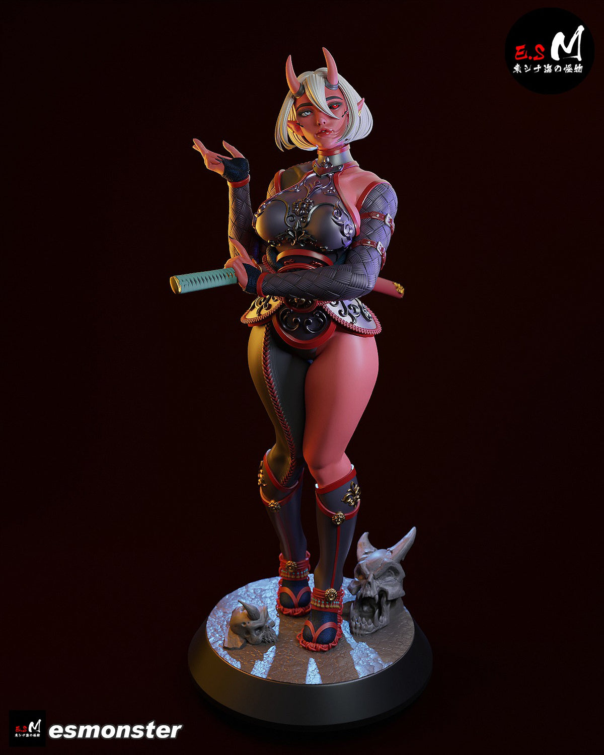 Oni resin figure