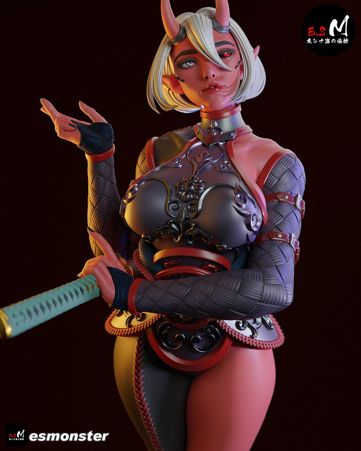 Oni resin figure