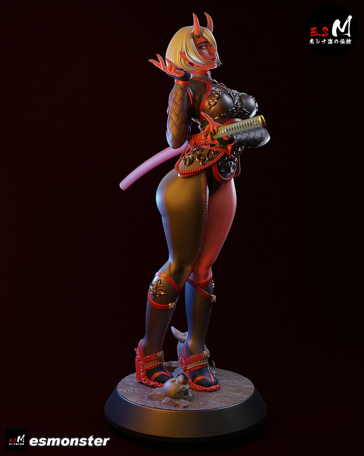 Oni resin figure
