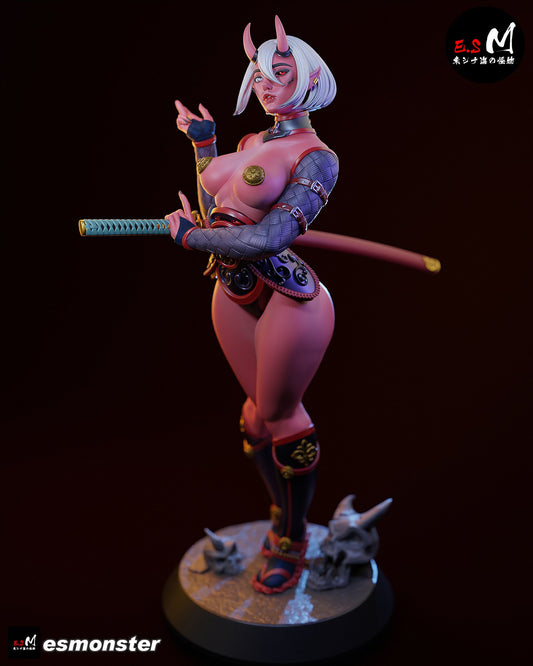 Oni resin figure