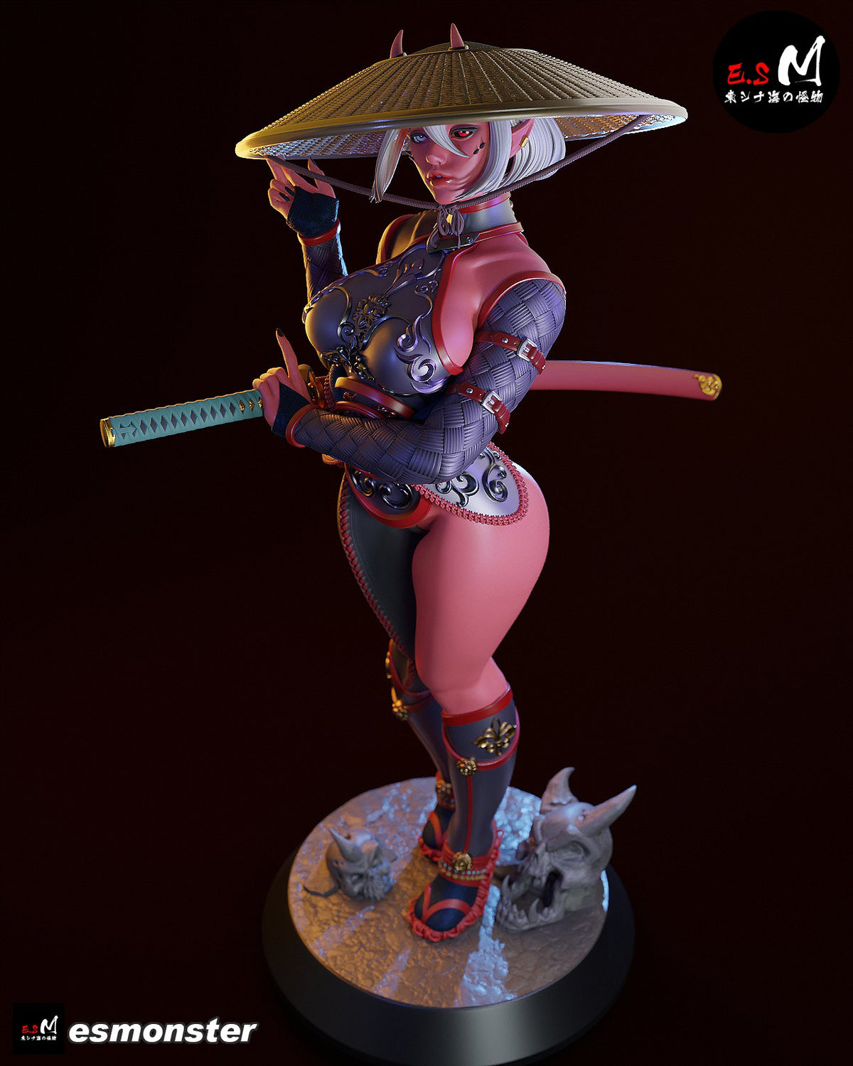 Oni resin figure