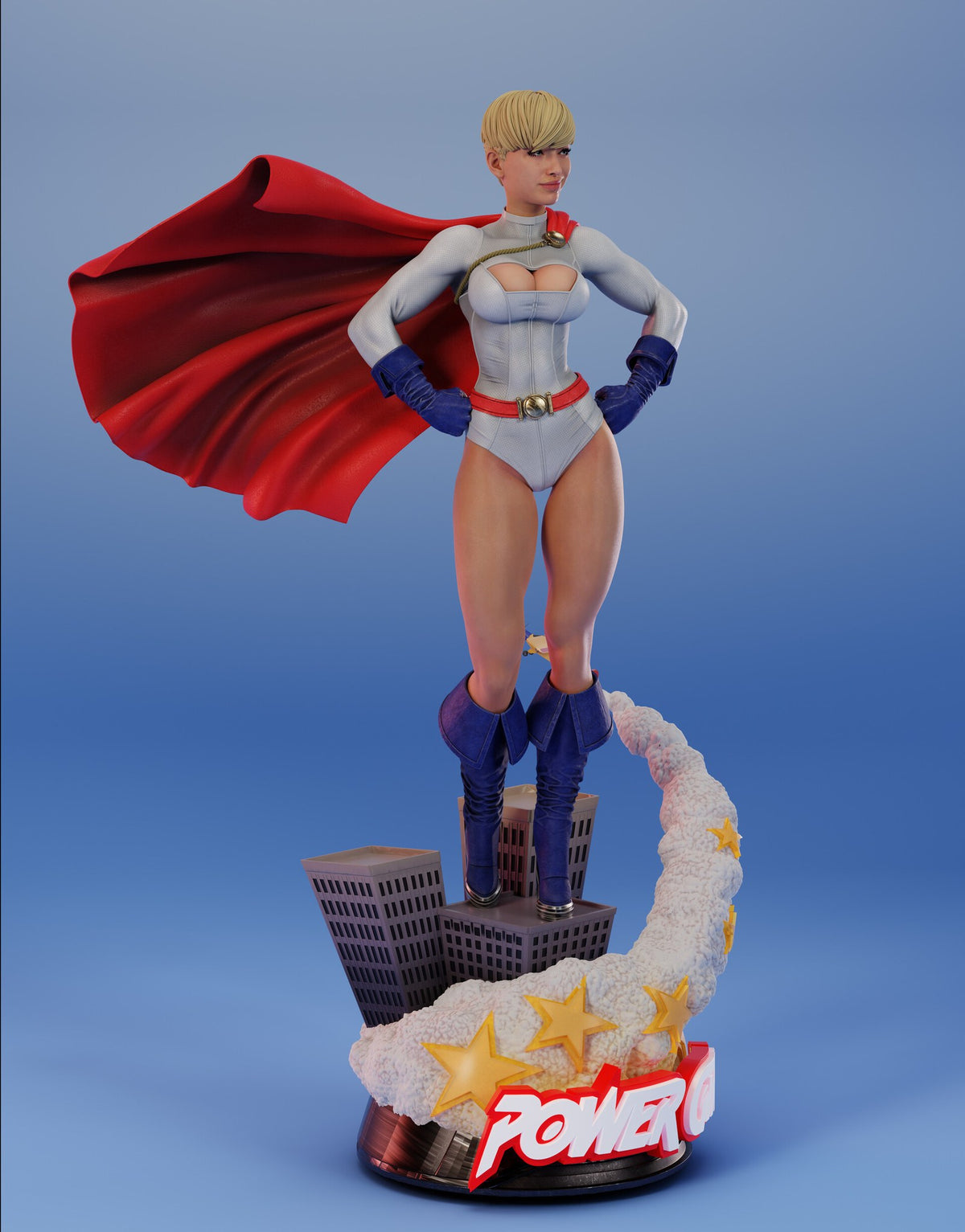 Power Girl resin figure