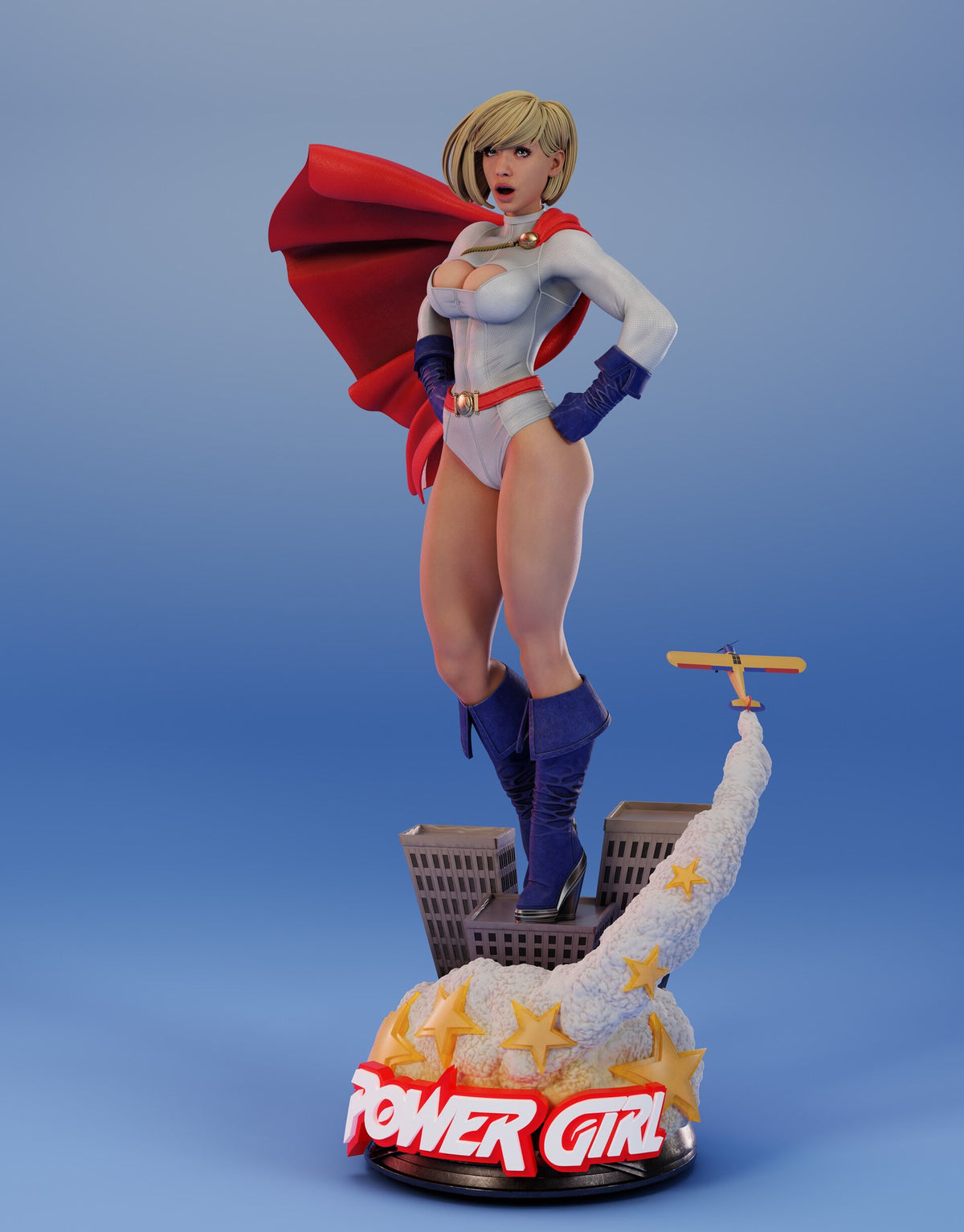 Power Girl resin figure