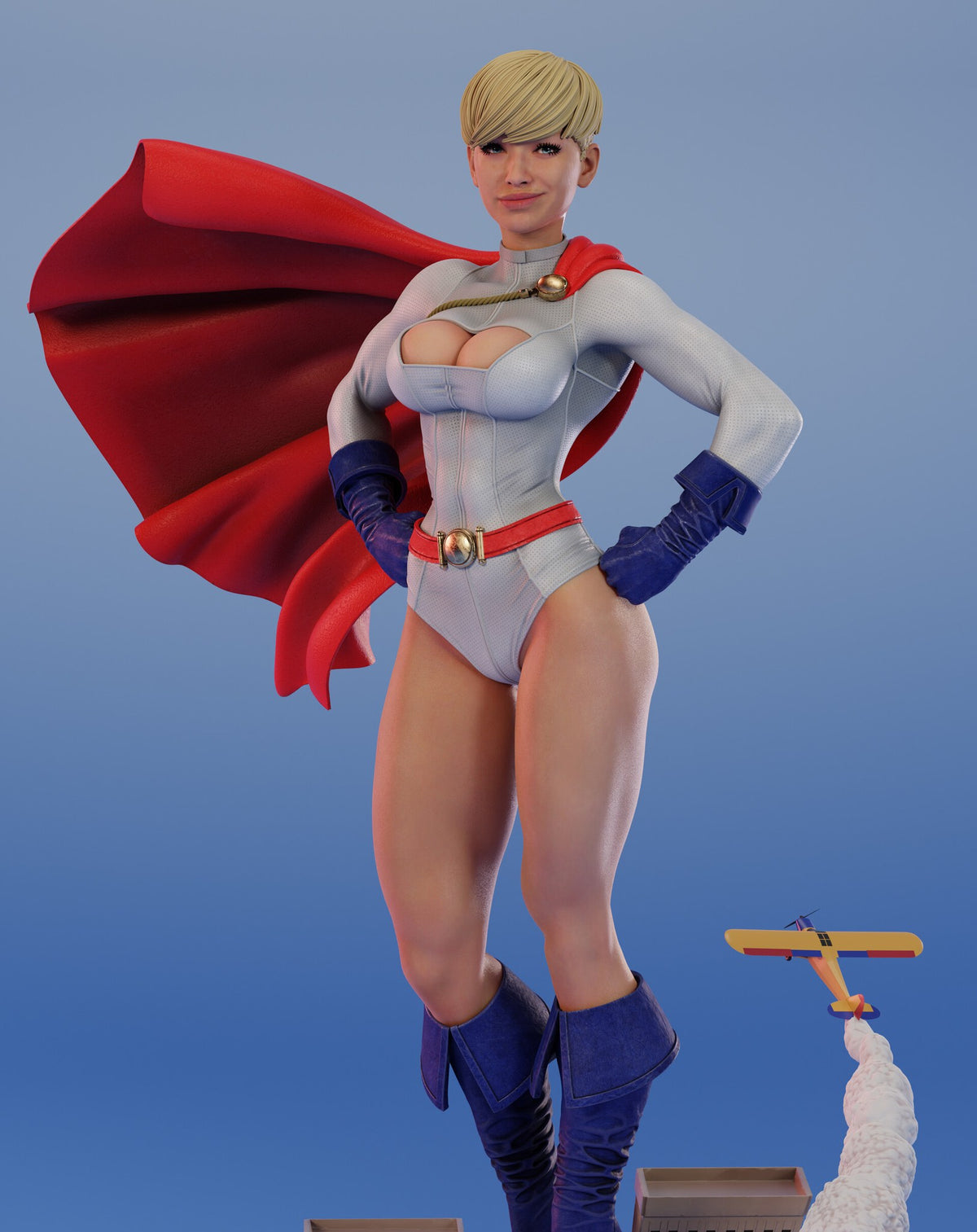 Power Girl resin figure