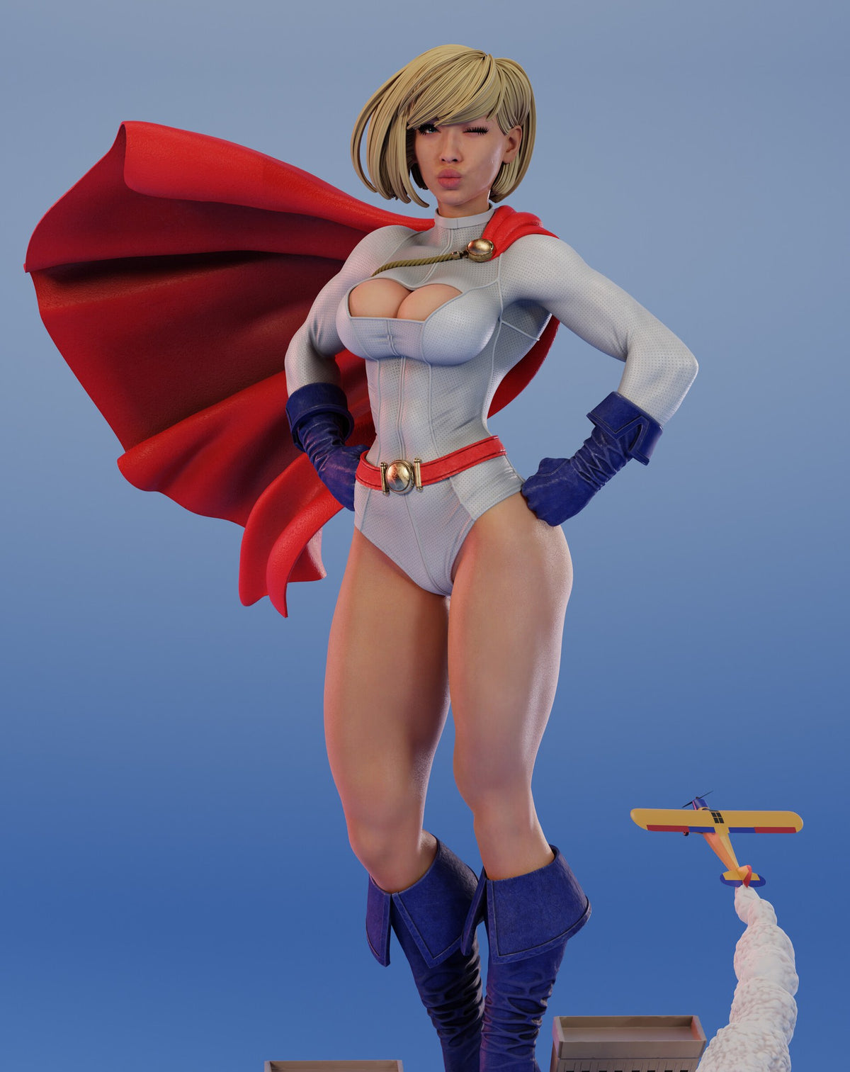 Power Girl resin figure
