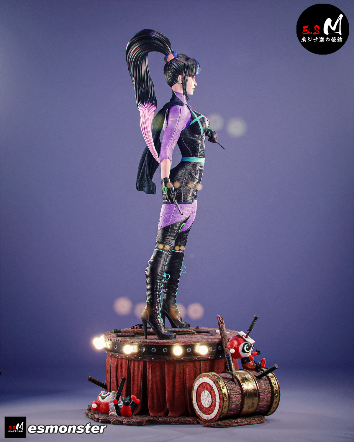 Punchline resin figure