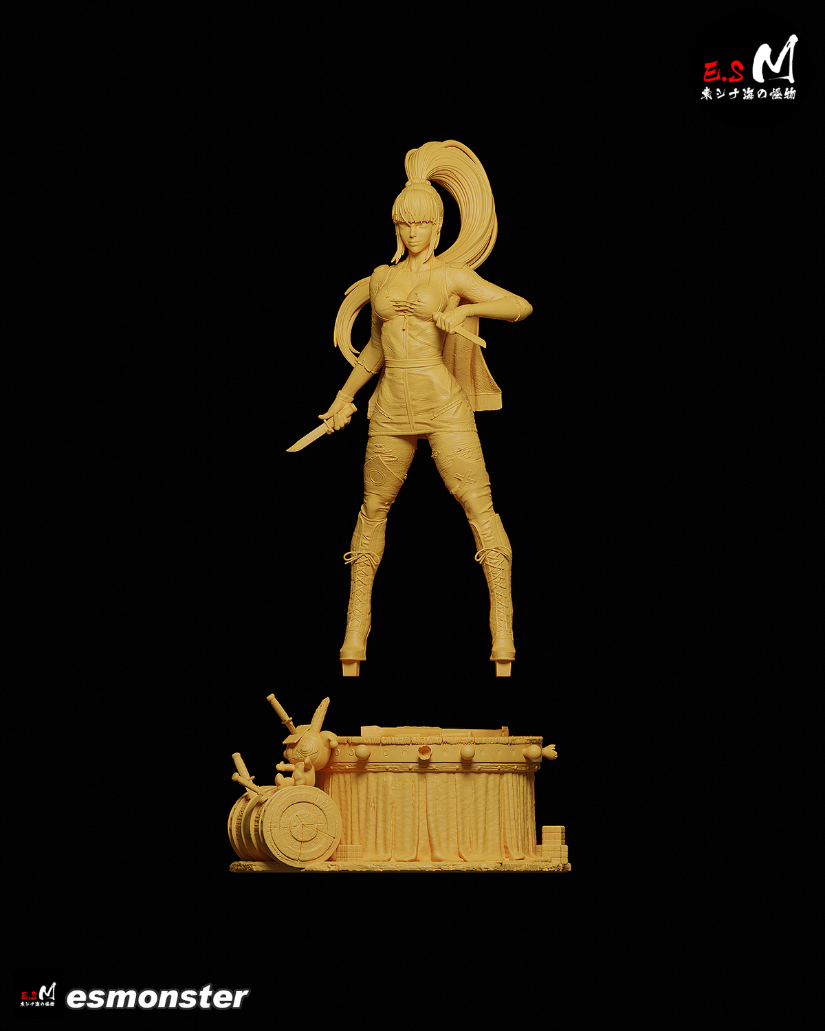 Punchline resin figure
