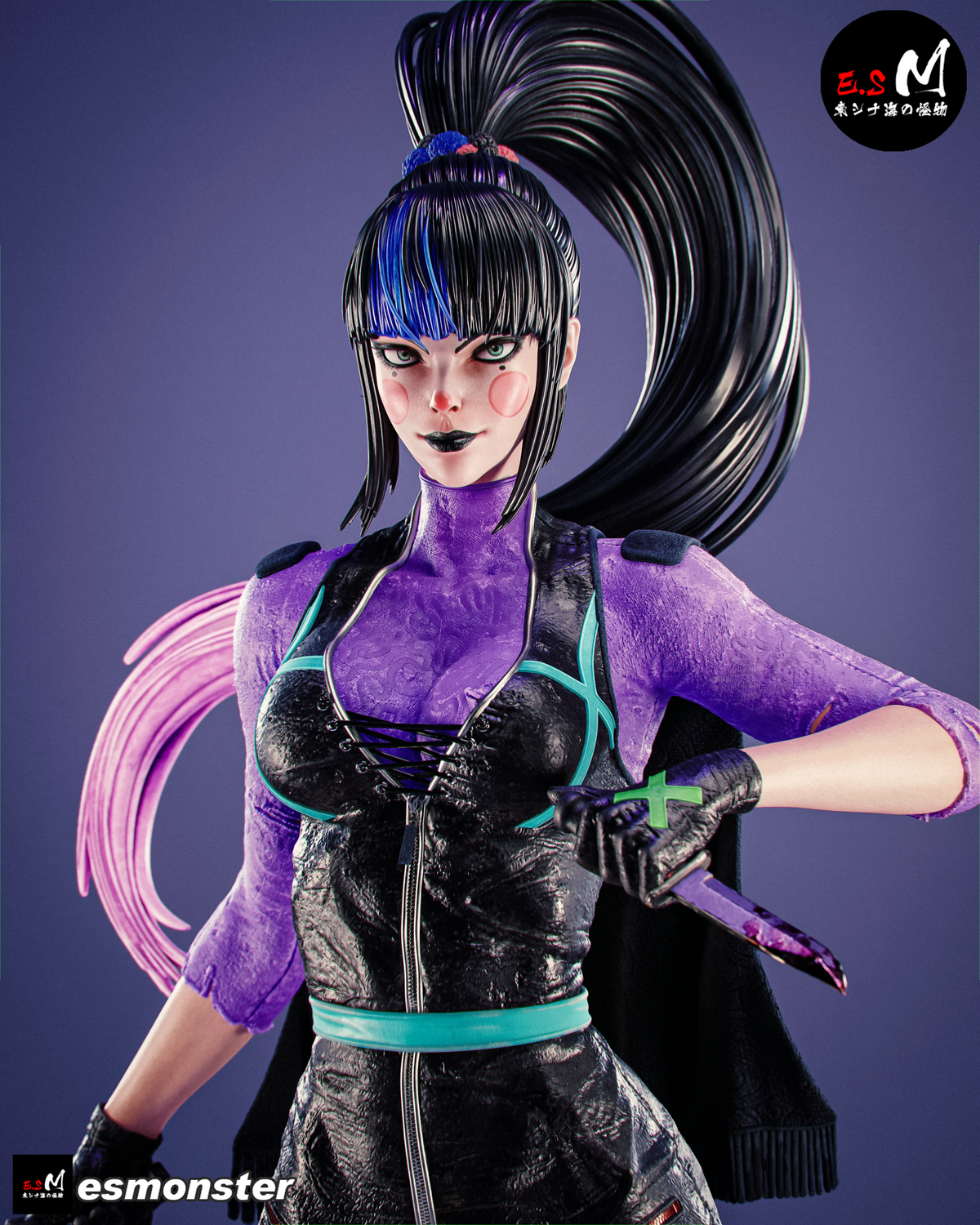 Punchline resin figure